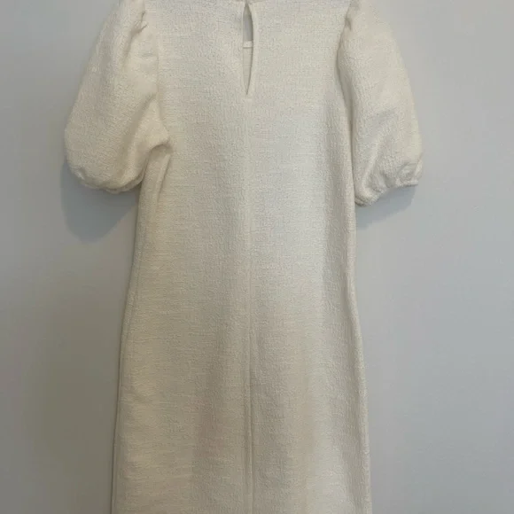 NWT- ZARA TEXTURED MATERIAL MINI DRESS SIZE S - Picture 5 of 7
